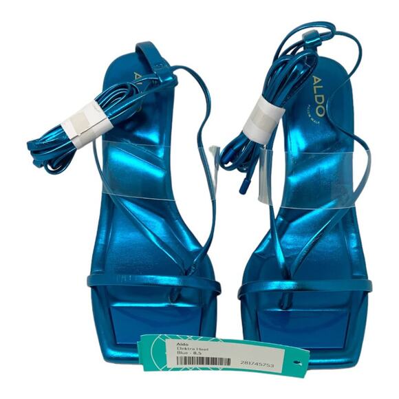 Aldo Elektra Strappy Heeled Sandal Size 8.5 NWT $110 NWT - Picture 4 of 8
